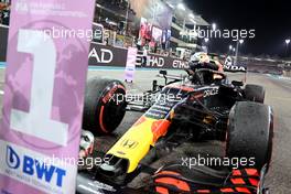 1st place and new World Champion, Max Verstappen (NLD) Red Bull Racing RB16B. 12.12.2021. Formula 1 World Championship, Rd 22, Abu Dhabi Grand Prix, Yas Marina Circuit, Abu Dhabi, Race Day.