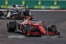 Charles Leclerc (MON) Ferrari SF-21. 12.12.2021. Formula 1 World Championship, Rd 22, Abu Dhabi Grand Prix, Yas Marina Circuit, Abu Dhabi, Race Day.