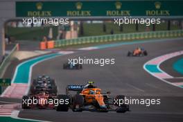 Lando Norris (GBR) McLaren MCL35M in the race. 12.12.2021. Formula 1 World Championship, Rd 22, Abu Dhabi Grand Prix, Yas Marina Circuit, Abu Dhabi, Race Day.