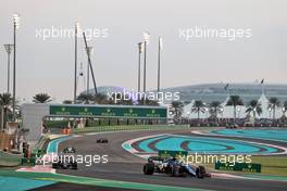 Fernando Alonso (ESP) Alpine F1 Team A521. 12.12.2021. Formula 1 World Championship, Rd 22, Abu Dhabi Grand Prix, Yas Marina Circuit, Abu Dhabi, Race Day.