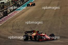 Carlos Sainz Jr (ESP) Ferrari SF-21. 12.12.2021. Formula 1 World Championship, Rd 22, Abu Dhabi Grand Prix, Yas Marina Circuit, Abu Dhabi, Race Day.