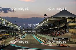 Lando Norris (GBR) McLaren MCL35M. 12.12.2021. Formula 1 World Championship, Rd 22, Abu Dhabi Grand Prix, Yas Marina Circuit, Abu Dhabi, Race Day.
