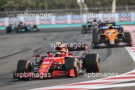Carlos Sainz Jr (ESP), Scuderia Ferrari  12.12.2021. Formula 1 World Championship, Rd 22, Abu Dhabi Grand Prix, Yas Marina Circuit, Abu Dhabi, Race Day.