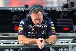 Christian Horner (GBR) Red Bull Racing Team Principal. 11.12.2021. Formula 1 World Championship, Rd 22, Abu Dhabi Grand Prix, Yas Marina Circuit, Abu Dhabi, Qualifying Day.