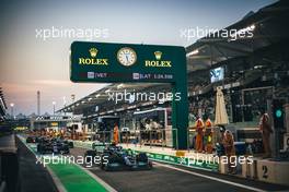 Valtteri Bottas (FIN) Mercedes AMG F1 W12 leaves the pits. 11.12.2021. Formula 1 World Championship, Rd 22, Abu Dhabi Grand Prix, Yas Marina Circuit, Abu Dhabi, Qualifying Day.