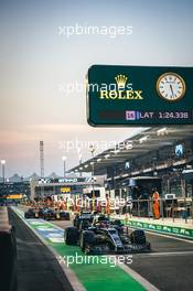 Pierre Gasly (FRA) AlphaTauri AT02 leaves the pits. 11.12.2021. Formula 1 World Championship, Rd 22, Abu Dhabi Grand Prix, Yas Marina Circuit, Abu Dhabi, Qualifying Day.