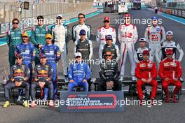 Drivers' end of season photograph. 12.12.2021. Formula 1 World Championship, Rd 22, Abu Dhabi Grand Prix, Yas Marina Circuit, Abu Dhabi, Race Day.