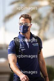 Daniel Paget, Williams Racing Performance Coach. 09.12.2021. Formula 1 World Championship, Rd 22, Abu Dhabi Grand Prix, Yas Marina Circuit, Abu Dhabi, Preparation Day.