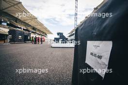 Circuit atmosphere - Alpine F1 Team freight ready for unpacking. 08.12.2021. Formula 1 World Championship, Rd 22, Abu Dhabi Grand Prix, Yas Marina Circuit, Abu Dhabi, Preparation Day.