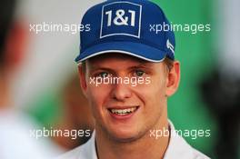 Mick Schumacher (GER) Haas F1 Team. 09.12.2021. Formula 1 World Championship, Rd 22, Abu Dhabi Grand Prix, Yas Marina Circuit, Abu Dhabi, Preparation Day.