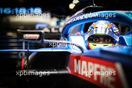 Oscar Piastri (AUS) Alpine F1 Team A521 Academy Driver. 13.12.2021. Formula 1 Testing, Yas Marina Circuit, Abu Dhabi, Monday.