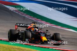 Max Verstappen (NLD) Red Bull Racing RB16B. 22.10.2021. Formula 1 World Championship, Rd 17, United States Grand Prix, Austin, Texas, USA, Practice Day.