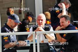 (L to R): Adrian Newey (GBR) Red Bull Racing Chief Technical Officer; Dr Helmut Marko (AUT) Red Bull Motorsport Consultant; and Christian Horner (GBR) Red Bull Racing Team Principal. 22.10.2021. Formula 1 World Championship, Rd 17, United States Grand Prix, Austin, Texas, USA, Practice Day.