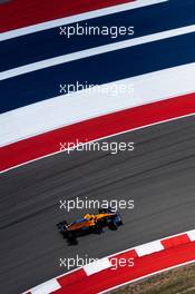 Lando Norris (GBR) McLaren MCL35M. 22.10.2021. Formula 1 World Championship, Rd 17, United States Grand Prix, Austin, Texas, USA, Practice Day.