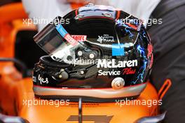 The helmet of Daniel Ricciardo (AUS) McLaren. 22.10.2021. Formula 1 World Championship, Rd 17, United States Grand Prix, Austin, Texas, USA, Practice Day.