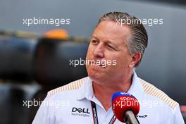 Zak Brown (USA) McLaren Executive Director. 22.10.2021. Formula 1 World Championship, Rd 17, United States Grand Prix, Austin, Texas, USA, Practice Day.