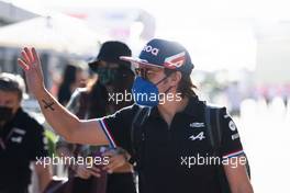 Fernando Alonso (ESP) Alpine F1 Team. 22.10.2021. Formula 1 World Championship, Rd 17, United States Grand Prix, Austin, Texas, USA, Practice Day.