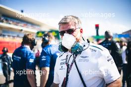 Otmar Szafnauer (USA) Aston Martin F1 Team Principal and CEO on the grid. 24.10.2021. Formula 1 World Championship, Rd 17, United States Grand Prix, Austin, Texas, USA, Race Day.