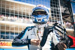Nicholas Latifi (CDN) Williams Racing on the grid. 24.10.2021. Formula 1 World Championship, Rd 17, United States Grand Prix, Austin, Texas, USA, Race Day.