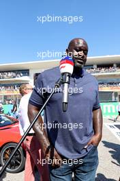Shaquille O'Neal (USA) Former Basketball Player on the grid. 24.10.2021. Formula 1 World Championship, Rd 17, United States Grand Prix, Austin, Texas, USA, Race Day.