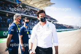 Toto Wolff (GER) Mercedes AMG F1 Shareholder and Executive Director on the grid. 24.10.2021. Formula 1 World Championship, Rd 17, United States Grand Prix, Austin, Texas, USA, Race Day.