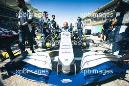 George Russell (GBR) Williams Racing FW43B on the grid. 24.10.2021. Formula 1 World Championship, Rd 17, United States Grand Prix, Austin, Texas, USA, Race Day.