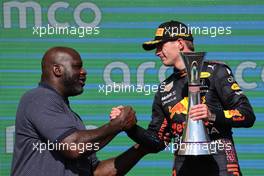 Shaquille O'Neal (USA), American former professional basketball player and 1st place Max Verstappen (NLD) Red Bull Racing. 24.10.2021. Formula 1 World Championship, Rd 17, United States Grand Prix, Austin, Texas, USA, Race Day.