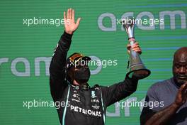 2nd place Lewis Hamilton (GBR) Mercedes AMG F1 W12. 24.10.2021. Formula 1 World Championship, Rd 17, United States Grand Prix, Austin, Texas, USA, Race Day.