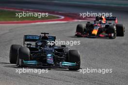 Lewis Hamilton (GBR) Mercedes AMG F1 W12. 24.10.2021. Formula 1 World Championship, Rd 17, United States Grand Prix, Austin, Texas, USA, Race Day.