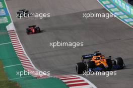 Daniel Ricciardo (AUS) McLaren MCL35M. 24.10.2021. Formula 1 World Championship, Rd 17, United States Grand Prix, Austin, Texas, USA, Race Day.