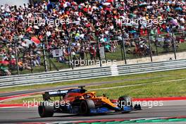 Daniel Ricciardo (AUS) McLaren MCL35M. 23.10.2021. Formula 1 World Championship, Rd 17, United States Grand Prix, Austin, Texas, USA, Qualifying Day.