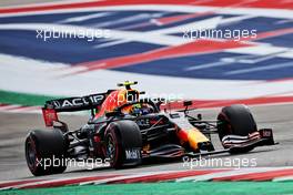 Sergio Perez (MEX) Red Bull Racing RB16B. 23.10.2021. Formula 1 World Championship, Rd 17, United States Grand Prix, Austin, Texas, USA, Qualifying Day.