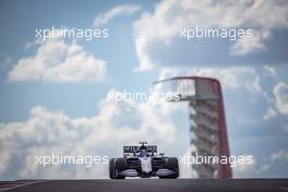 Nicholas Latifi (CDN) Williams Racing FW43B. 23.10.2021. Formula 1 World Championship, Rd 17, United States Grand Prix, Austin, Texas, USA, Qualifying Day.