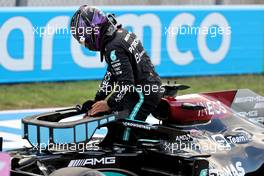 2nd for qualfying, Lewis Hamilton (GBR) Mercedes AMG F1 W12. 23.10.2021. Formula 1 World Championship, Rd 17, United States Grand Prix, Austin, Texas, USA, Qualifying Day.