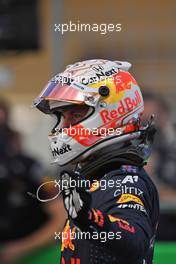 Max Verstappen (NLD) Red Bull Racing celebrates his pole position in qualifying parc ferme. 23.10.2021. Formula 1 World Championship, Rd 17, United States Grand Prix, Austin, Texas, USA, Qualifying Day.