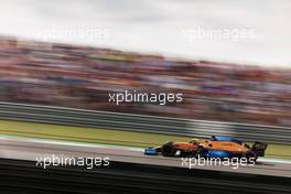 Daniel Ricciardo (AUS) McLaren MCL35M. 23.10.2021. Formula 1 World Championship, Rd 17, United States Grand Prix, Austin, Texas, USA, Qualifying Day.