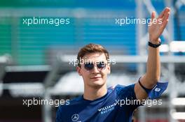 George Russell (GBR) Williams Racing on the drivers parade. 24.10.2021. Formula 1 World Championship, Rd 17, United States Grand Prix, Austin, Texas, USA, Race Day.