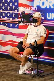 Valtteri Bottas (FIN) Mercedes AMG F1 in the FIA Press Conference. 21.10.2021. Formula 1 World Championship, Rd 17, United States Grand Prix, Austin, Texas, USA, Preparation Day.