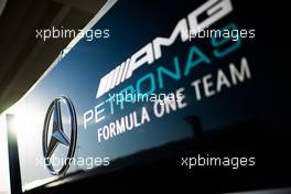 Mercedes AMG F1 logo. 21.10.2021. Formula 1 World Championship, Rd 17, United States Grand Prix, Austin, Texas, USA, Preparation Day.