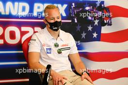 Nikita Mazepin (RUS) Haas F1 Team in the FIA Press Conference. 21.10.2021. Formula 1 World Championship, Rd 17, United States Grand Prix, Austin, Texas, USA, Preparation Day.