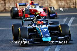 Marcus Armstrong (NZL) Dams. 05.06.2021. FIA Formula 2 Championship, Rd 3, Sprint Race 2, Baku, Azerbaijan, Saturday.