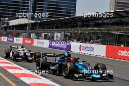 Marcus Armstrong (NZL) Dams. 05.06.2021. FIA Formula 2 Championship, Rd 3, Sprint Race 1, Baku, Azerbaijan, Saturday.