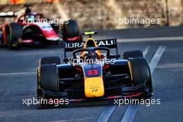 Juri Vips (EST) Hitech. 05.06.2021. FIA Formula 2 Championship, Rd 3, Sprint Race 2, Baku, Azerbaijan, Saturday.
