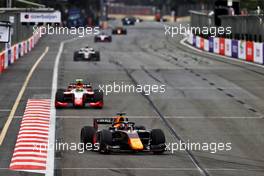 Liam Lawson (NZL) Hitech. 06.06.2021. FIA Formula 2 Championship, Rd 3, Feature Race, Baku, Azerbaijan, Sunday.