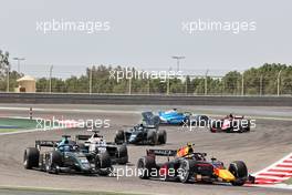 Juri Vips (EST) Hitech. 27.03.2021. FIA Formula 2 Championship, Rd 1, Sprint Race 1, Sakhir, Bahrain, Saturday.