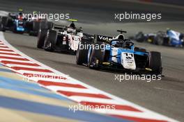 Richard Verschoor (NDL), MP Motorsport 27.03.2021. FIA Formula 2 Championship, Rd 1, Sprint Race 2, Sakhir, Bahrain, Saturday.