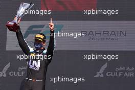 Guanyu Zhou (CHN) Uni-Virtuosi Racing  28.03.2021. FIA Formula 2 Championship, Rd 1, Feature Race, Sakhir, Bahrain, Sunday.