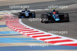 Marcus Armstrong (NZL) Dams. 28.03.2021. FIA Formula 2 Championship, Rd 1, Feature Race, Sakhir, Bahrain, Sunday.
