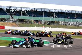 Marcus Armstrong (NZL) Dams. 17.07.2021. FIA Formula 2 Championship, Rd 4, Sprint Race 2, Silverstone, England, Saturday.