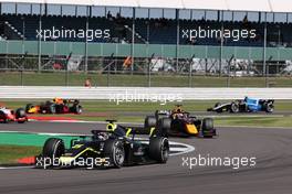 Dan Ticktum (GBR) Carlin. 17.07.2021. FIA Formula 2 Championship, Rd 4, Sprint Race 2, Silverstone, England, Saturday.